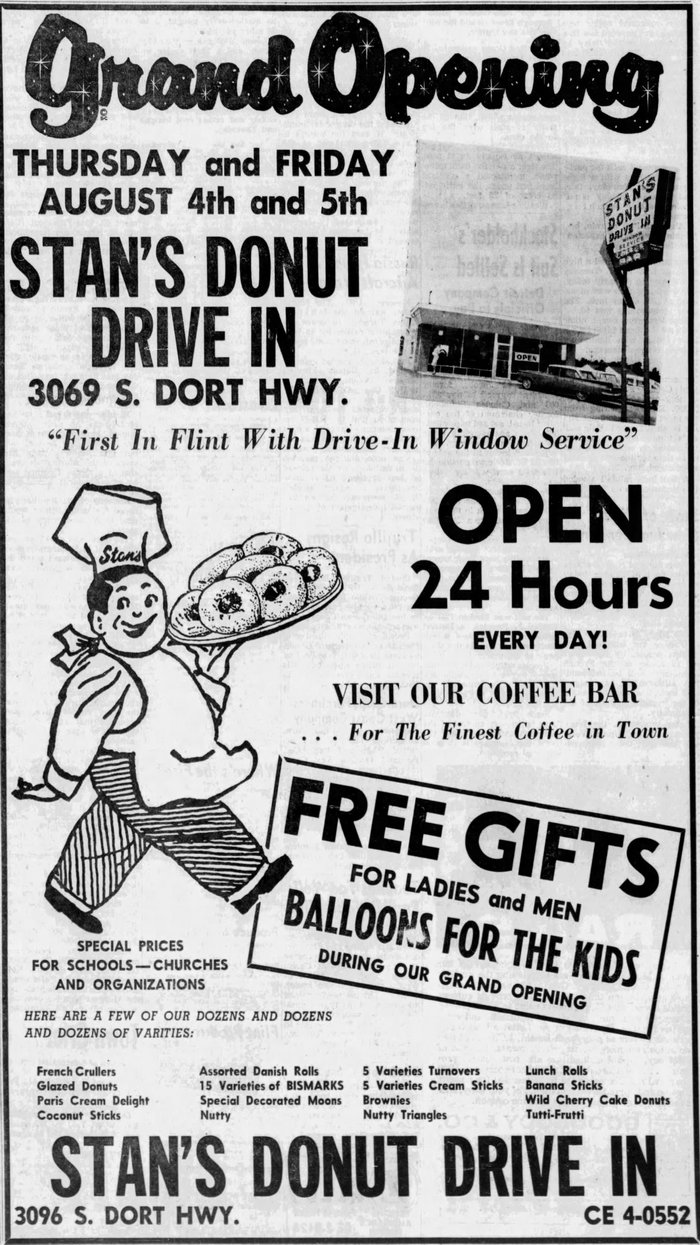 Stans Donut Drive-In - Aug 03 1960 Article